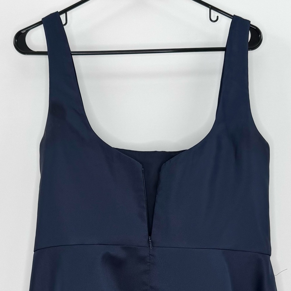 Dessy Collection Navy Midi Dress - Picture 9 of 13